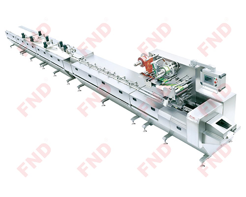 Automatic Chocolate Alignment&Flow Wrapping Line